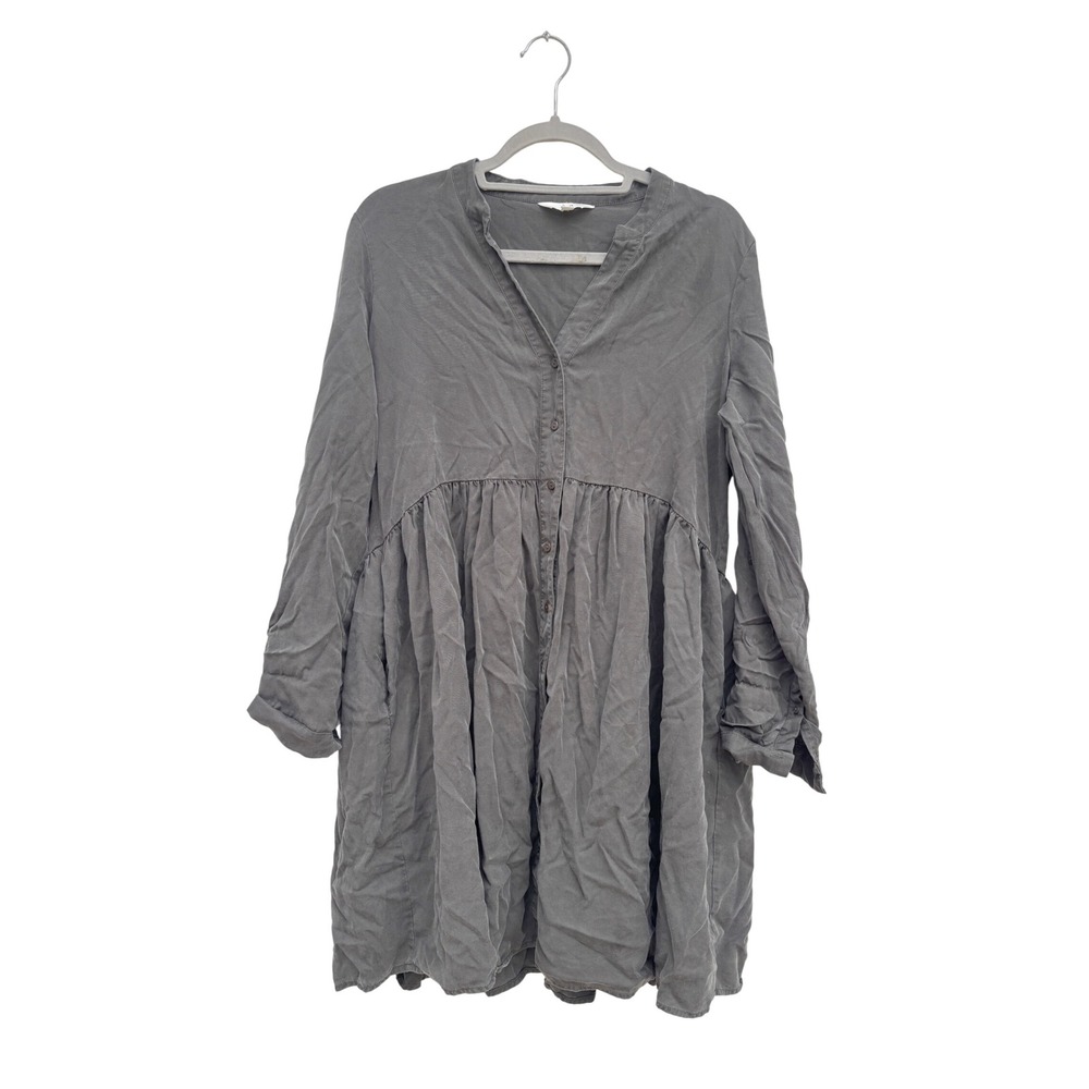 Ripe Gray Babydoll‎ Dress Maternity Nursing Size S
